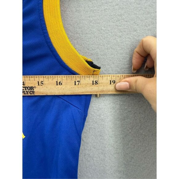 Ventidue Womens Blue Yellow Golden State Warriors Sleeveless Bodysuit Medium - Picture 5 of 6